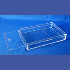 CAJA     Tapa deslizante interior de 284 x 384 x 30 mm<br>Medidas: 300 x 400 x 50 mm <br>